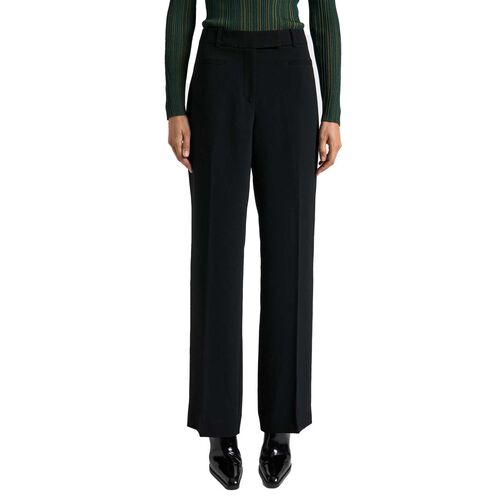 Cue Satin Back Crepe Straight Leg Pant